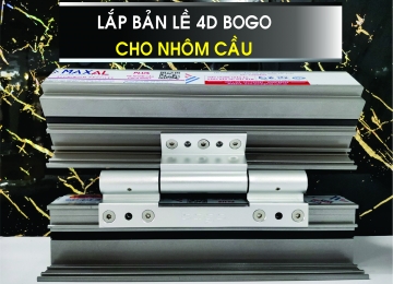 Hướng dẫn lắp Bản lề  Bogo - Nhôm Cầu