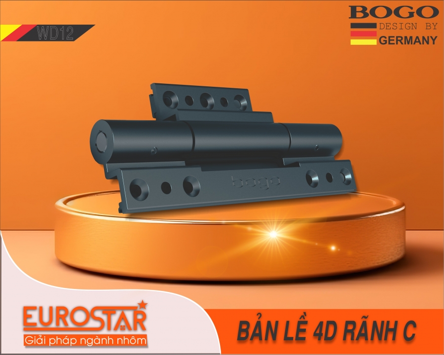 BẢN LỀ 4D BOGO Rãnh C