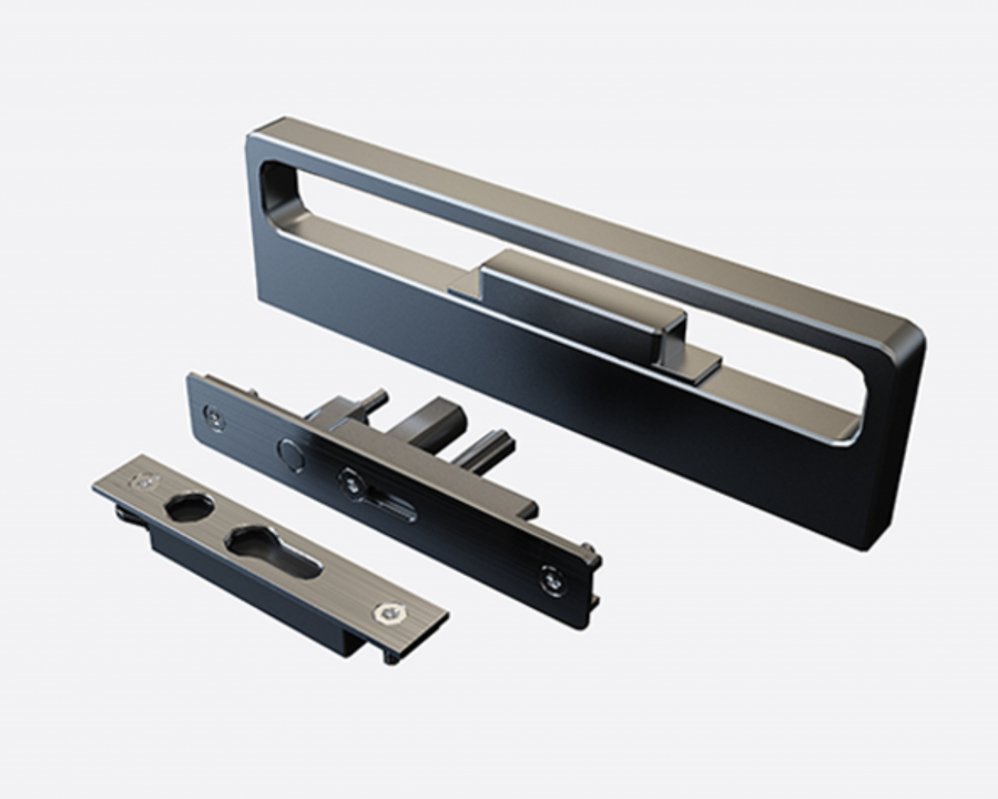 BỘ KHÓA CỬA LÙA HỆ SLIM - ADB-103A